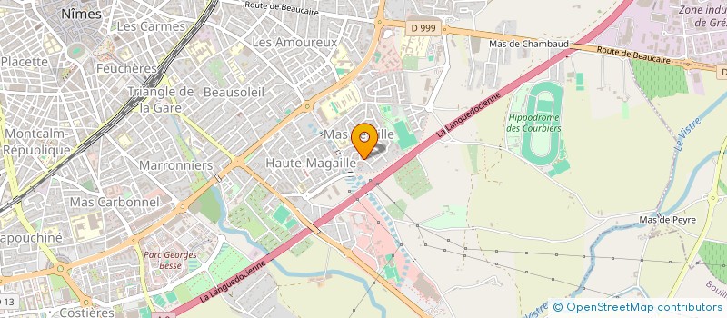 localisation de l'entreprise MONSIEUR BENJAMIN SALTEL  NIMES