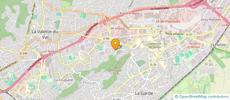 localisation de l'entreprise MONSIEUR BENJAMIN SAMSON  CUERS