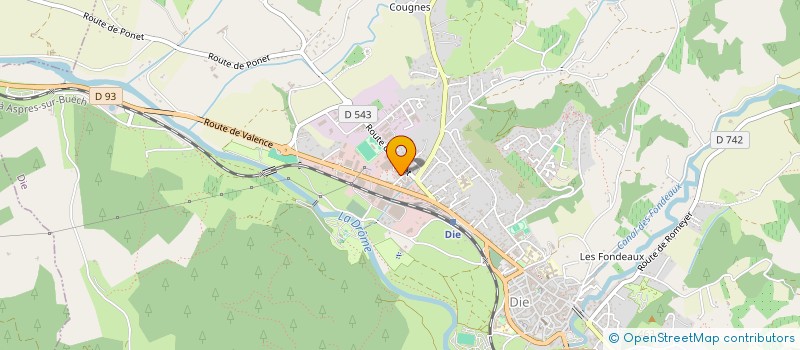 localisation de l'entreprise MONSIEUR BENJAMIN SAUNIER  DIE