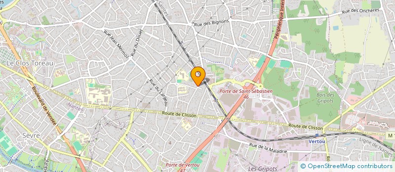 localisation de l'entreprise MONSIEUR BENJAMIN SAURIS  MARANS