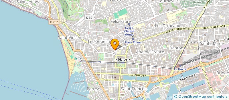 localisation de l'entreprise MONSIEUR BENJAMIN SAVALLE  LE HAVRE