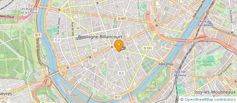 localisation de l'entreprise MONSIEUR BENJAMIN SAVARIT à BOULOGNE-BILLANCOURT