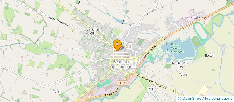 localisation de l'entreprise MONSIEUR BENJAMIN SAVIGNAC  BEAUMONT-DE-LOMAGNE