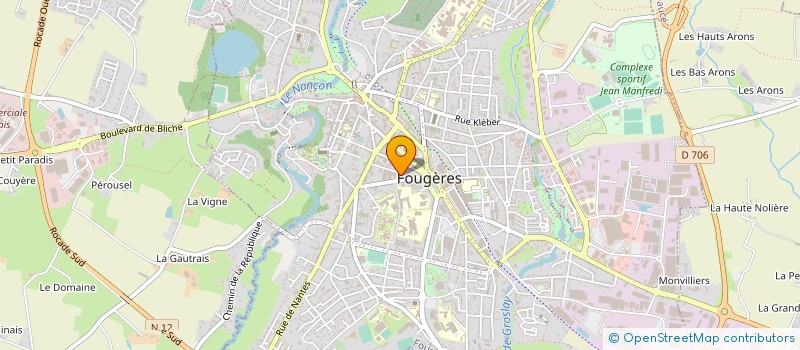 localisation de l'entreprise MONSIEUR BENJAMIN SCHEIDER  FOUGERES