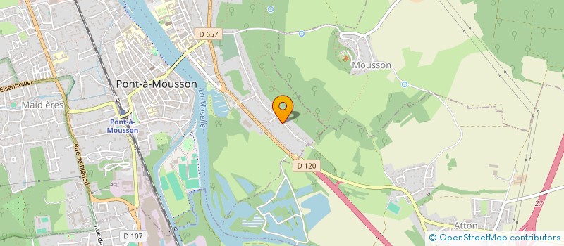 localisation de l'entreprise MONSIEUR BENJAMIN SCHNEPPE  PONT-A-MOUSSON