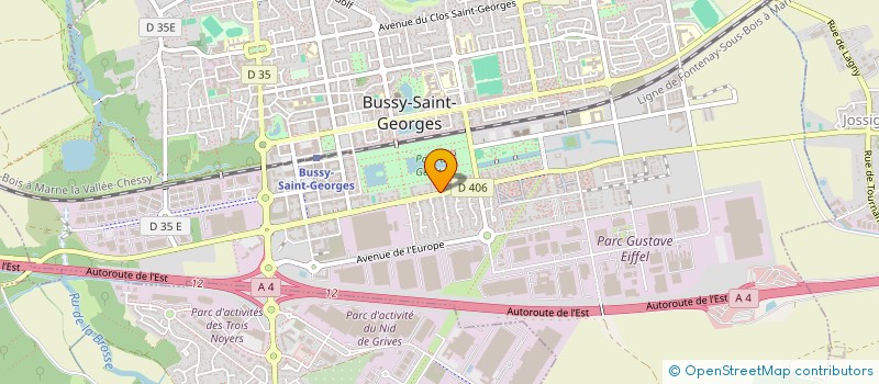 localisation de l'entreprise MONSIEUR BENJAMIN SCHWALD  BUSSY-SAINT-GEORGES