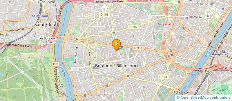 localisation de l'entreprise MONSIEUR BENJAMIN SCIALOM à BOULOGNE-BILLANCOURT