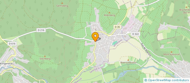 localisation de l'entreprise MONSIEUR BENJAMIN SEGUIN  BRSCH