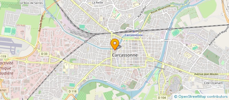 localisation de l'entreprise MONSIEUR BENJAMIN SEGURA à CARCASSONNE