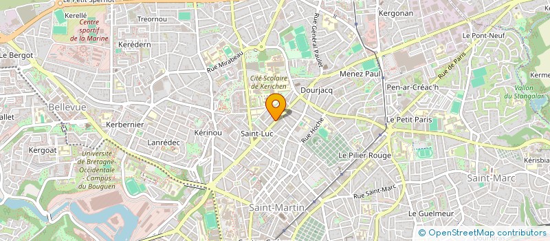 localisation de l'entreprise MONSIEUR BENJAMIN SEITE à BREST