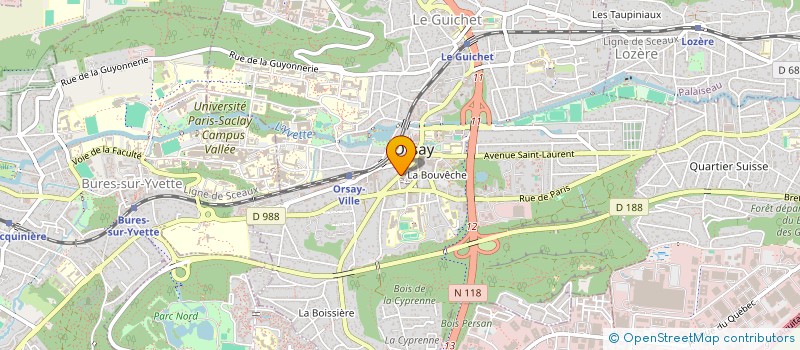 localisation de l'entreprise MONSIEUR BENJAMIN SELINGER à ORSAY