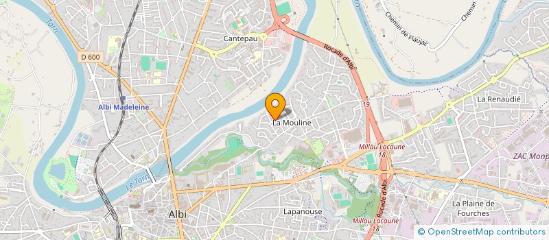 localisation de l'entreprise MONSIEUR BENJAMIN SENTOU  ALBI