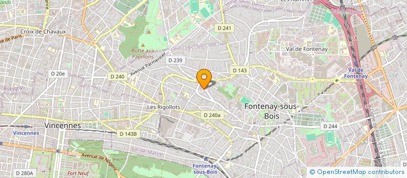 localisation de l'entreprise MONSIEUR BENJAMIN SERISIER à FONTENAY-SOUS-BOIS