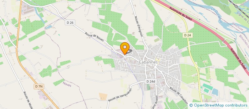 localisation de l'entreprise MONSIEUR BENJAMIN SICARD  NOVES