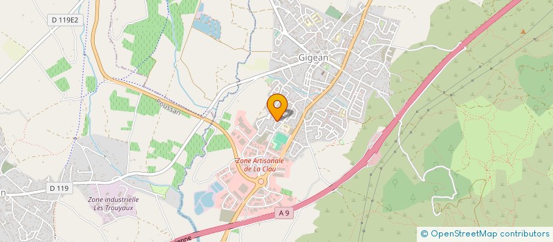 localisation de l'entreprise MONSIEUR BENJAMIN SILICANI  GIGEAN