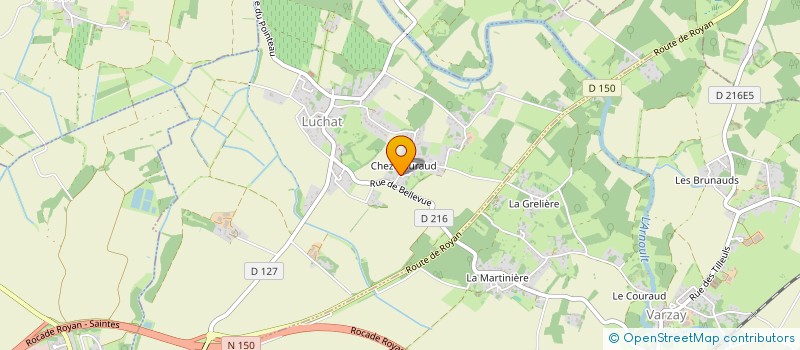 localisation de l'entreprise MONSIEUR BENJAMIN SILVESTRIN  LUCHAT