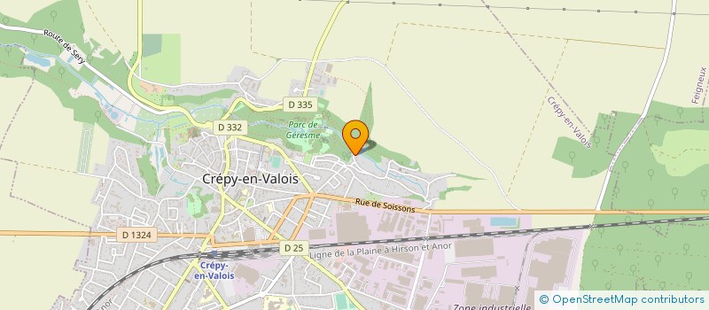 localisation de l'entreprise MONSIEUR BENJAMIN SMITD  CREPY-EN-VALOIS