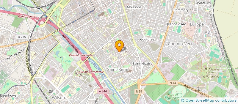 localisation de l'entreprise MONSIEUR BENJAMIN SODOYER  REIMS