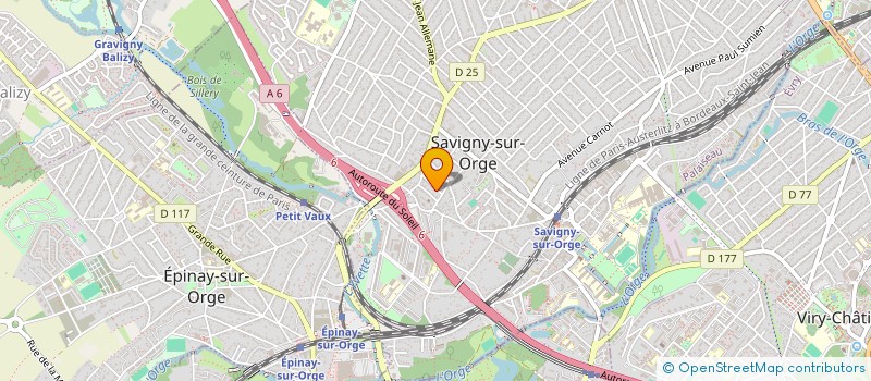 localisation de l'entreprise MONSIEUR BENJAMIN SOEIRO  SAVIGNY-SUR-ORGE