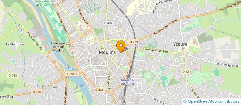 localisation de l'entreprise MONSIEUR BENJAMIN SOHIER à MOULINS