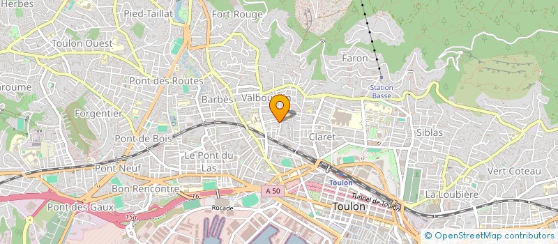 localisation de l'entreprise MONSIEUR BENJAMIN SOLINS  TOULON