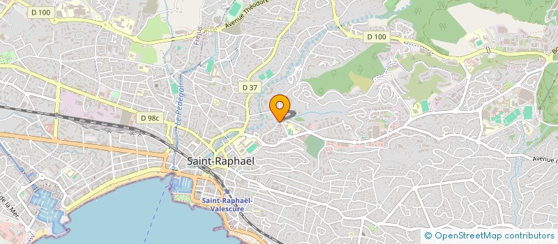 localisation de l'entreprise MONSIEUR BENJAMIN SOREL  SAINT-RAPHAEL