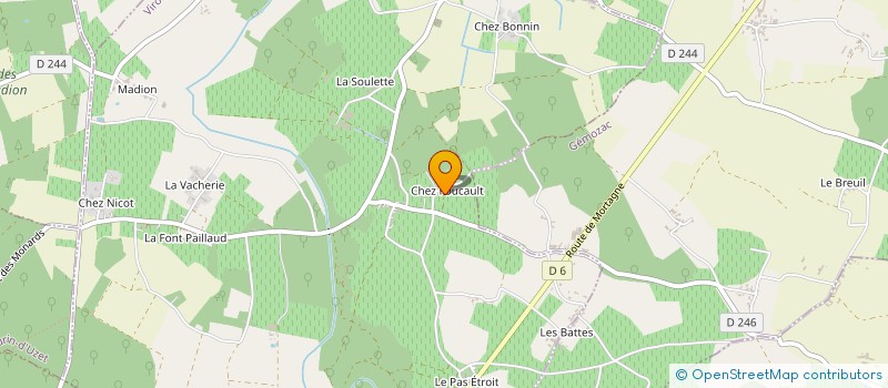 localisation de l'entreprise MONSIEUR BENJAMIN SOUCASSE  VIROLLET