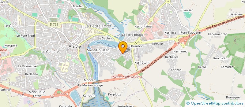 localisation de l'entreprise MONSIEUR BENJAMIN SOULIMAN à AURAY