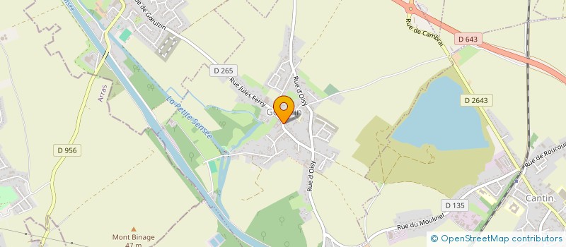 localisation de l'entreprise MONSIEUR BENJAMIN SPEBROUCK  GULZIN