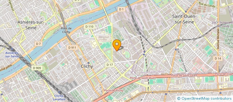 localisation de l'entreprise MONSIEUR BENJAMIN SPILMANN à CLICHY