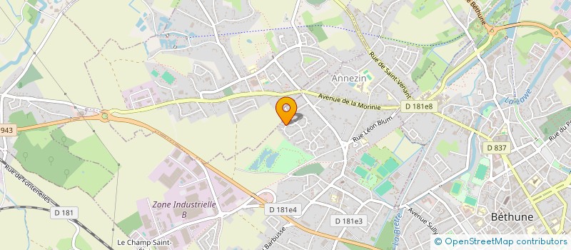 localisation de l'entreprise MONSIEUR BENJAMIN STULMULLER  ANNEZIN