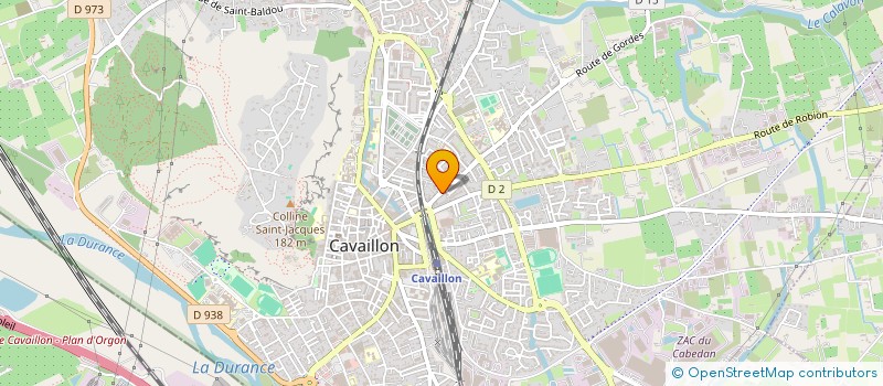 localisation de l'entreprise MONSIEUR BENJAMIN SUBE  CAVAILLON