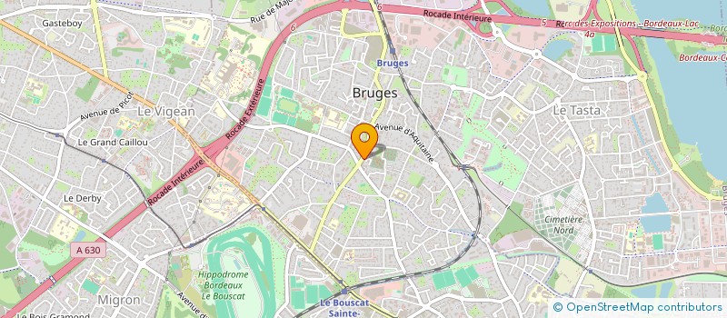 localisation de l'entreprise MONSIEUR BENJAMIN TAFFARY  BRUGES