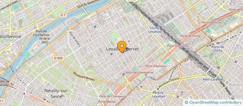 localisation de l'entreprise MONSIEUR BENJAMIN TAIEB à LEVALLOIS-PERRET