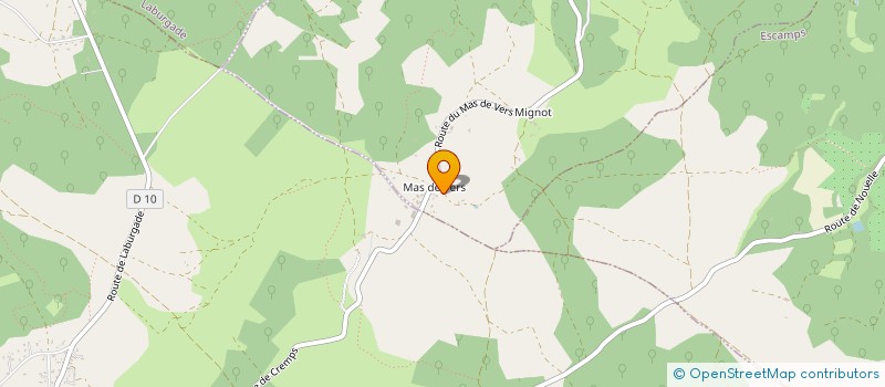 localisation de l'entreprise MONSIEUR BENJAMIN TAILLAND  CREMPS