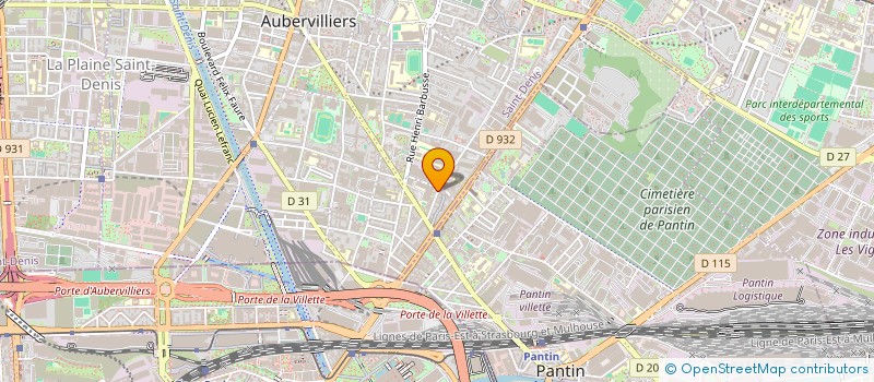 localisation de l'entreprise MONSIEUR BENJAMIN TAN  AUBERVILLIERS