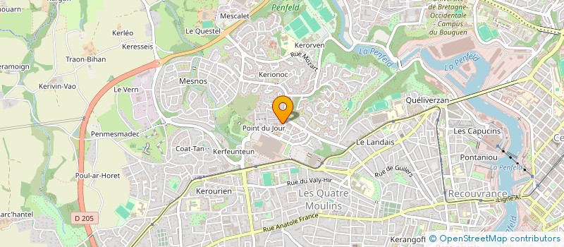 localisation de l'entreprise MONSIEUR BENJAMIN TANGRE à BREST