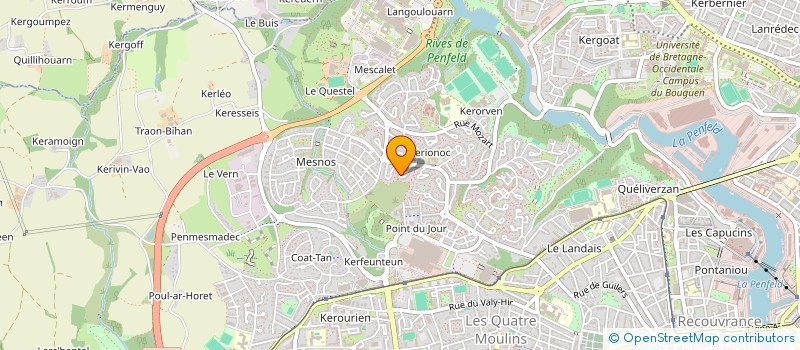 localisation de l'entreprise MONSIEUR BENJAMIN TANGUY à BREST