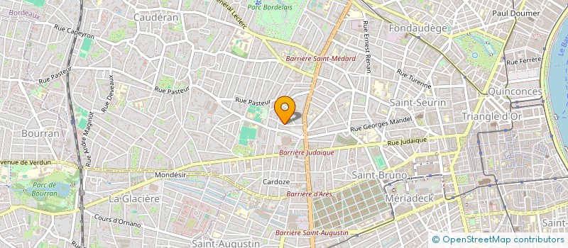 localisation de l'entreprise MONSIEUR BENJAMIN TAUPIN  BORDEAUX