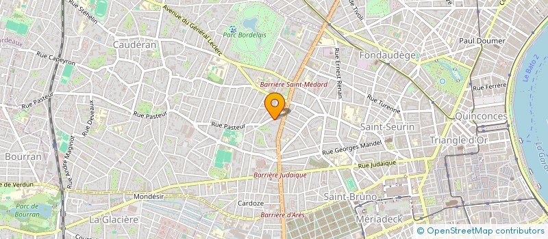 localisation de l'entreprise MONSIEUR BENJAMIN TAUZIN  BORDEAUX