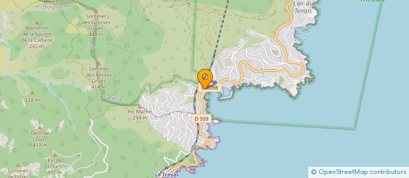 localisation de l'entreprise MONSIEUR BENJAMIN TEISSEIRE  THEOULE-SUR-MER