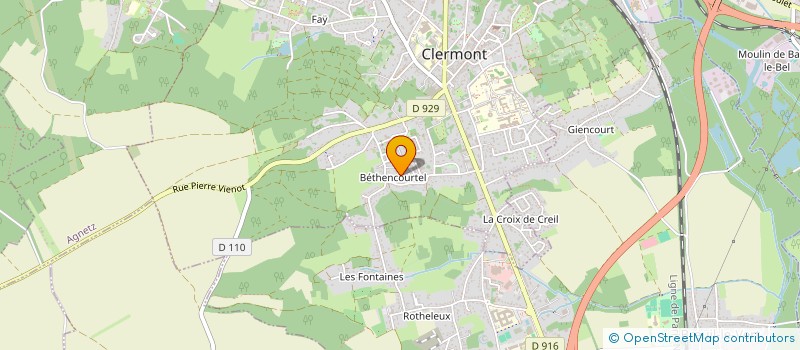 localisation de l'entreprise MONSIEUR BENJAMIN TEJERO à CLERMONT