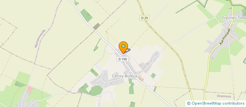 localisation de l'entreprise MONSIEUR BENJAMIN TERNOIS  MARTAINNEVILLE