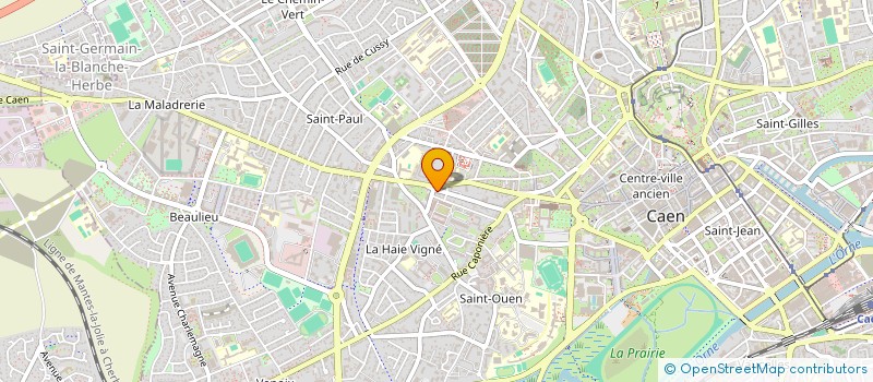 localisation de l'entreprise MONSIEUR BENJAMIN TERQUEM à CAEN