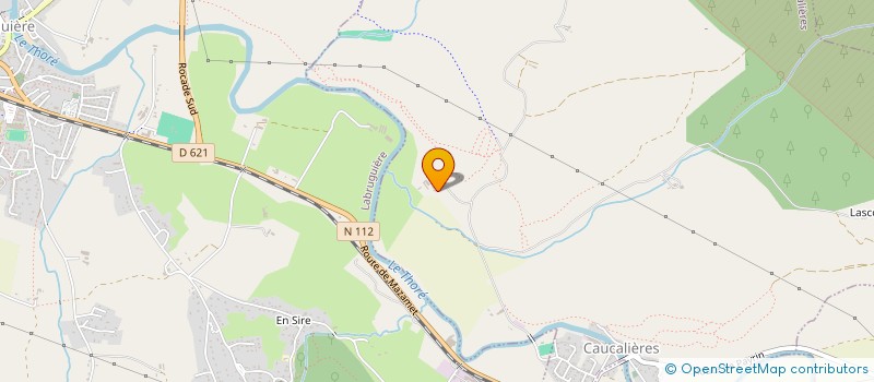 localisation de l'entreprise MONSIEUR BENJAMIN TESTE  CAUCALIERES