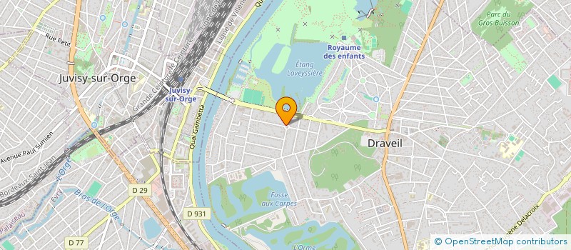 localisation de l'entreprise MONSIEUR BENJAMIN TEXIER à DRAVEIL