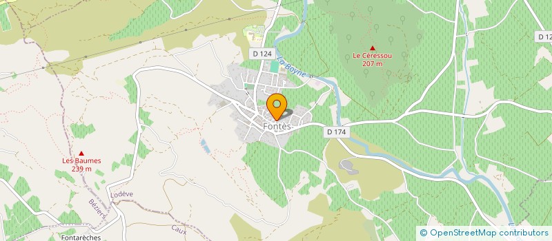 localisation de l'entreprise MONSIEUR BENJAMIN THALIC  FONTES