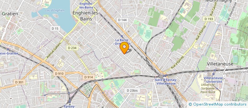 localisation de l'entreprise MONSIEUR BENJAMIN THEBAUD à DEUIL-LA-BARRE