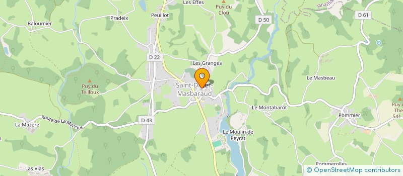 localisation de l'entreprise MONSIEUR BENJAMIN THEILL  SAINT-DIZIER-MASBARAUD