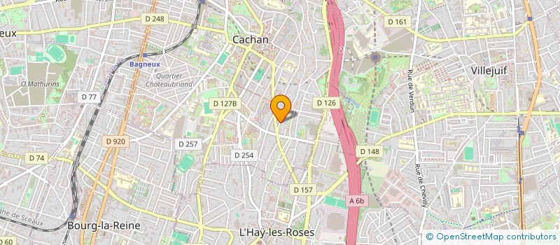 localisation de l'entreprise MONSIEUR BENJAMIN THELLIEZ à CACHAN
